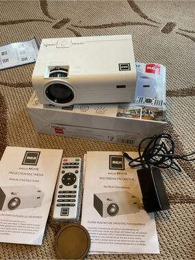 RCA White Multimedia Projector (White) - RPJ119